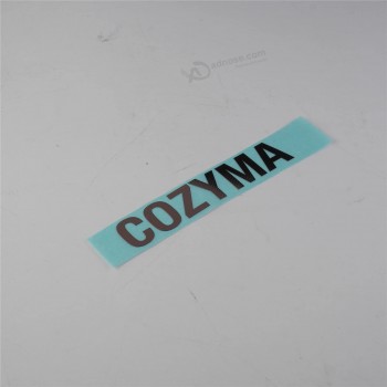 Fashion Design Engraved Brand Name Custom Metal Logo Labels Tag for Clothing