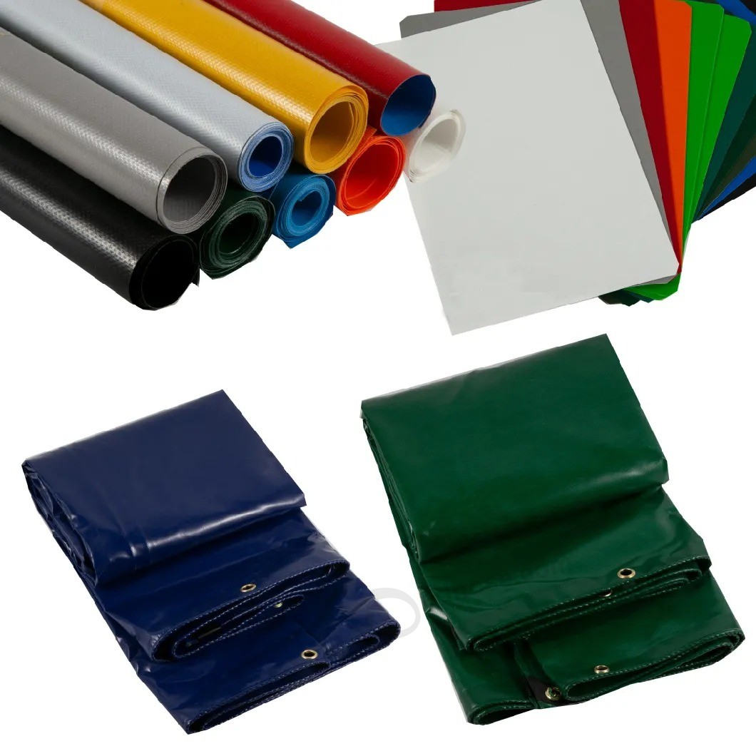 1000d Polyester PVC Stock Lot Tarpaulin Coated Fabric Materials