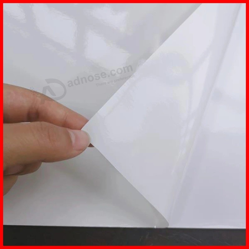China Factory Sale Transparent Static Film PVC 155mic Outdoor Print