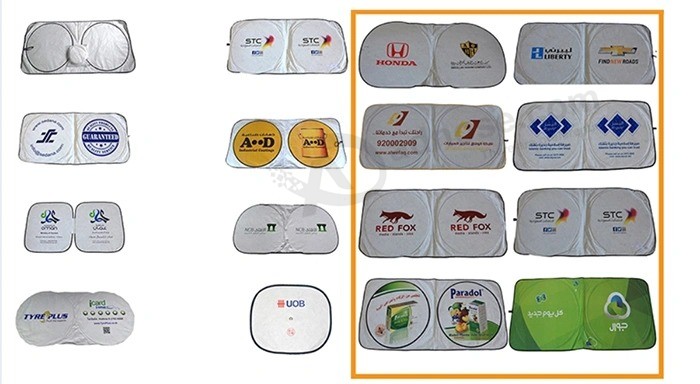 Promotional Custom Front Windshield Car Sunshade for Summer