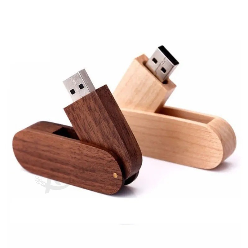 Custom Logo Wooden USB Pen Drive with Box Pen Drive 64GB 32GB 16GB 4GB U Disk Memory Card