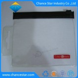 Custom Logo Heat Seal Plastic Travel Pouch PVC Cosmetics Bag