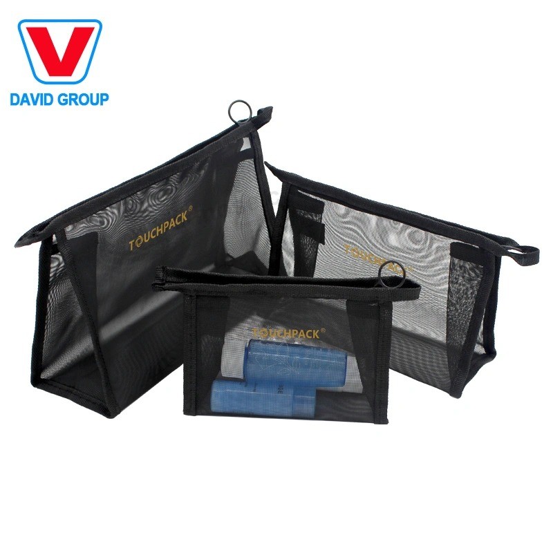 Wholesale Travel Transparent PVC Cosmetic Bag Custom Logo Printing Clear PVC Makeup Bag