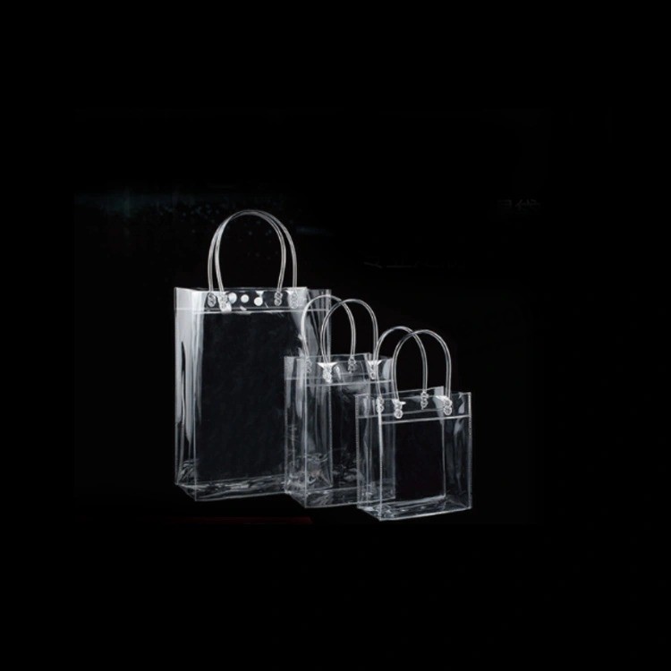 Custom Logo Transparent Clear Bag PVC Packaging Bag