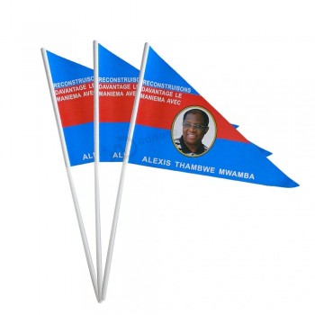 Factory Directly Colorful Plastic Waving Hand Flags