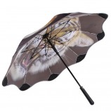 Animal Design Auto Open Golf Umbrella with Customer Logo Prints