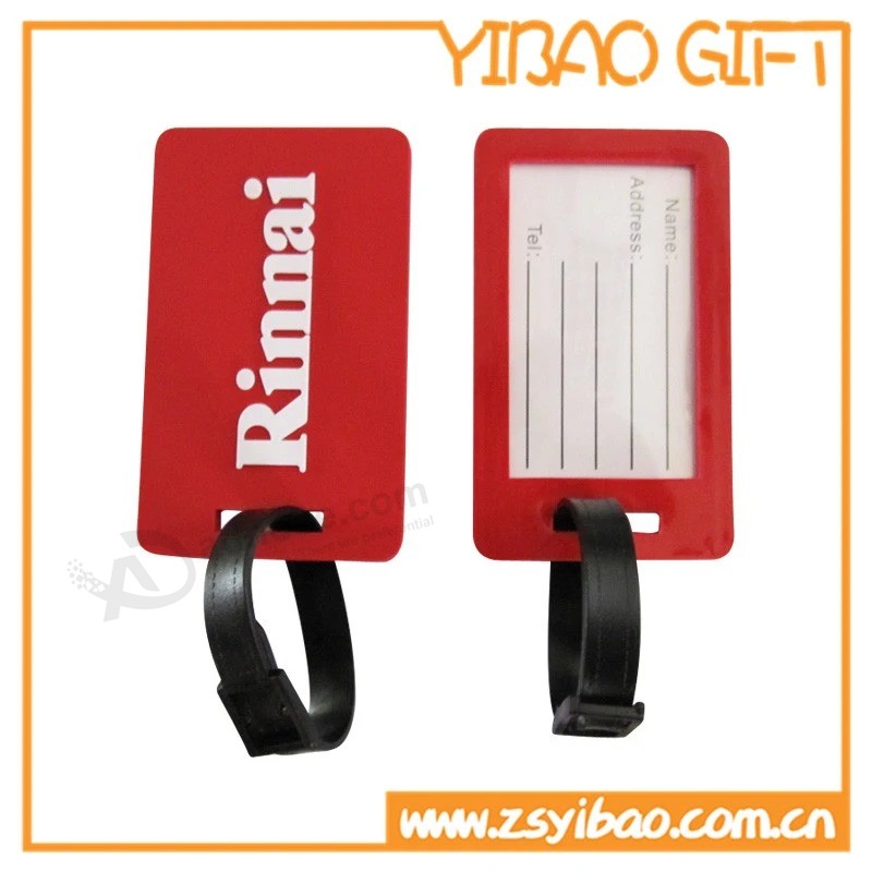 fashion Style Personalized Silicone Luggage Tag with Custom Logo