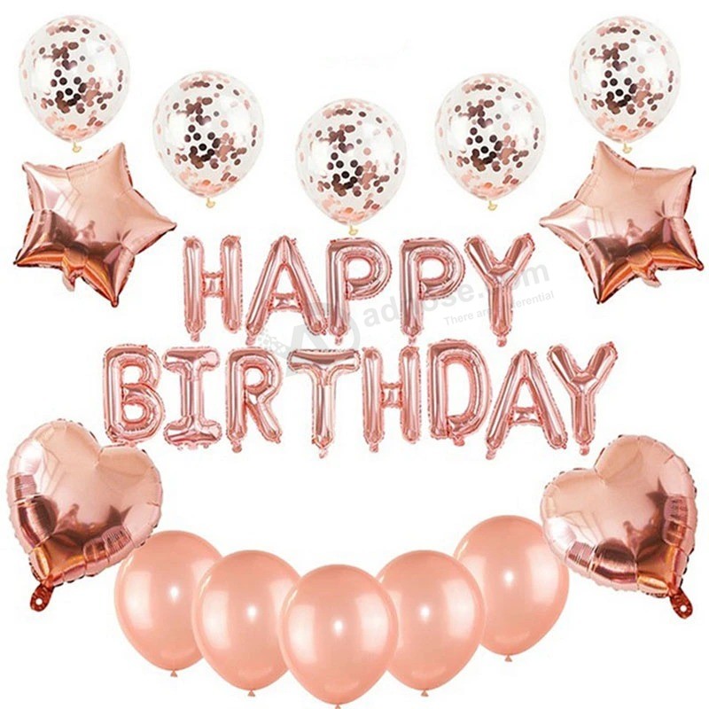 Happy Birthday Balloons Baby Shower Anniversary Event Party Decor Supplies Birthday Party Favors