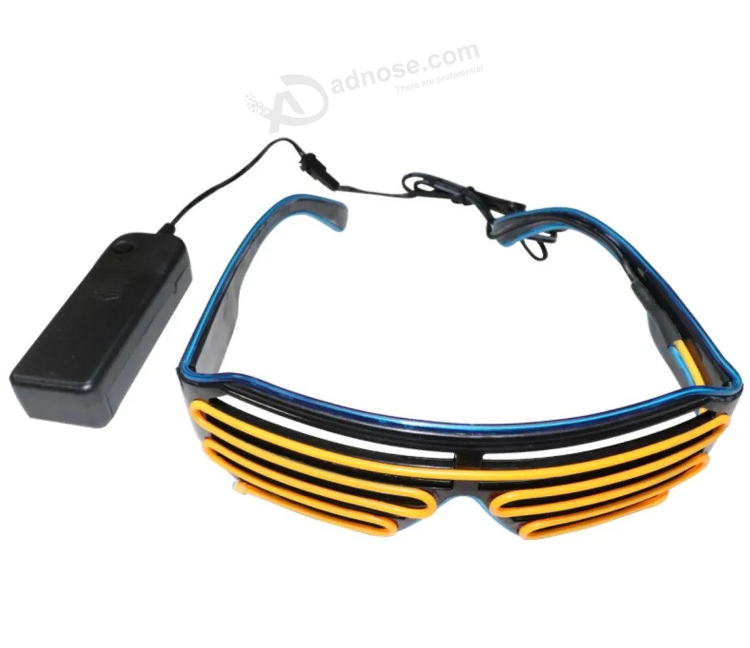 Glow in The Dark Glasses Light up Glasses LED Shutter Glasses Event Party Supplies