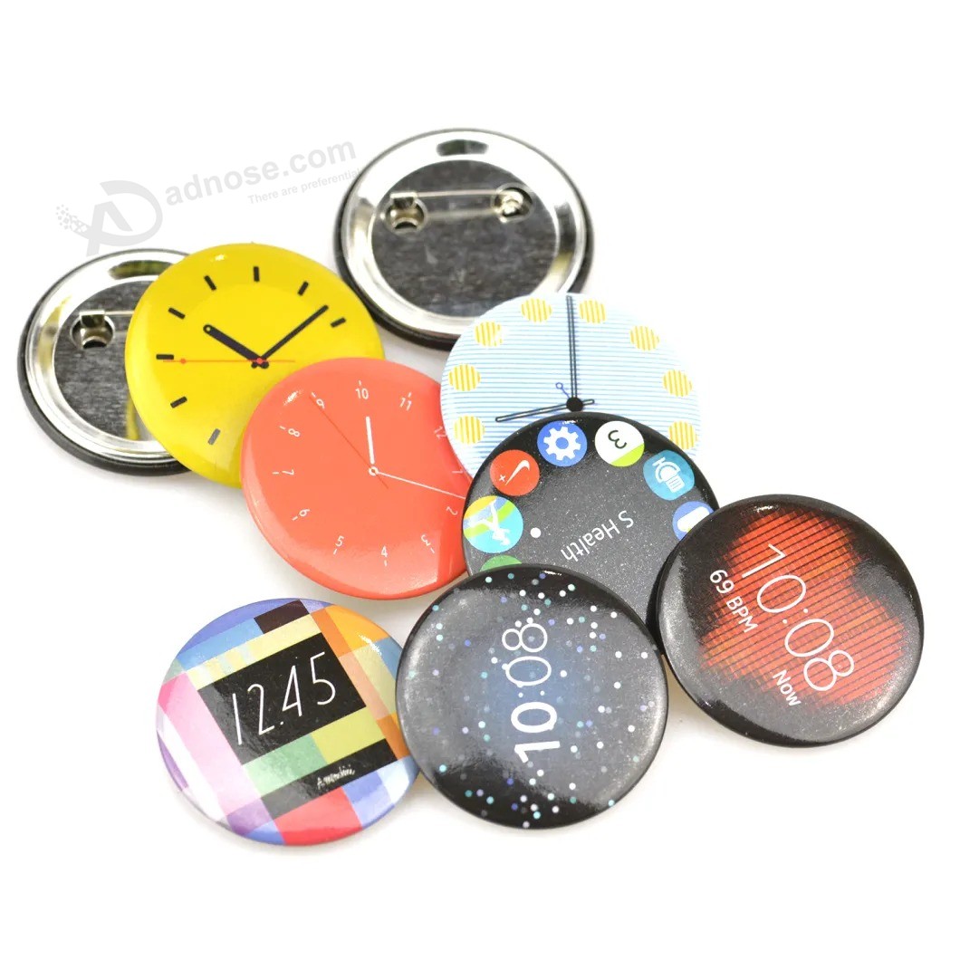 Wholesale Design Colorful Custom Your Own Logo Badge with Safety Pin