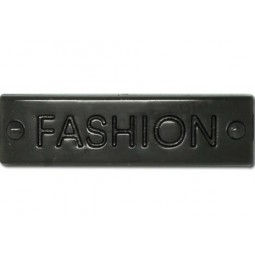 Label Plate with Embossed Logo, with Alphabet Letter, for Shoe Bag Garment,