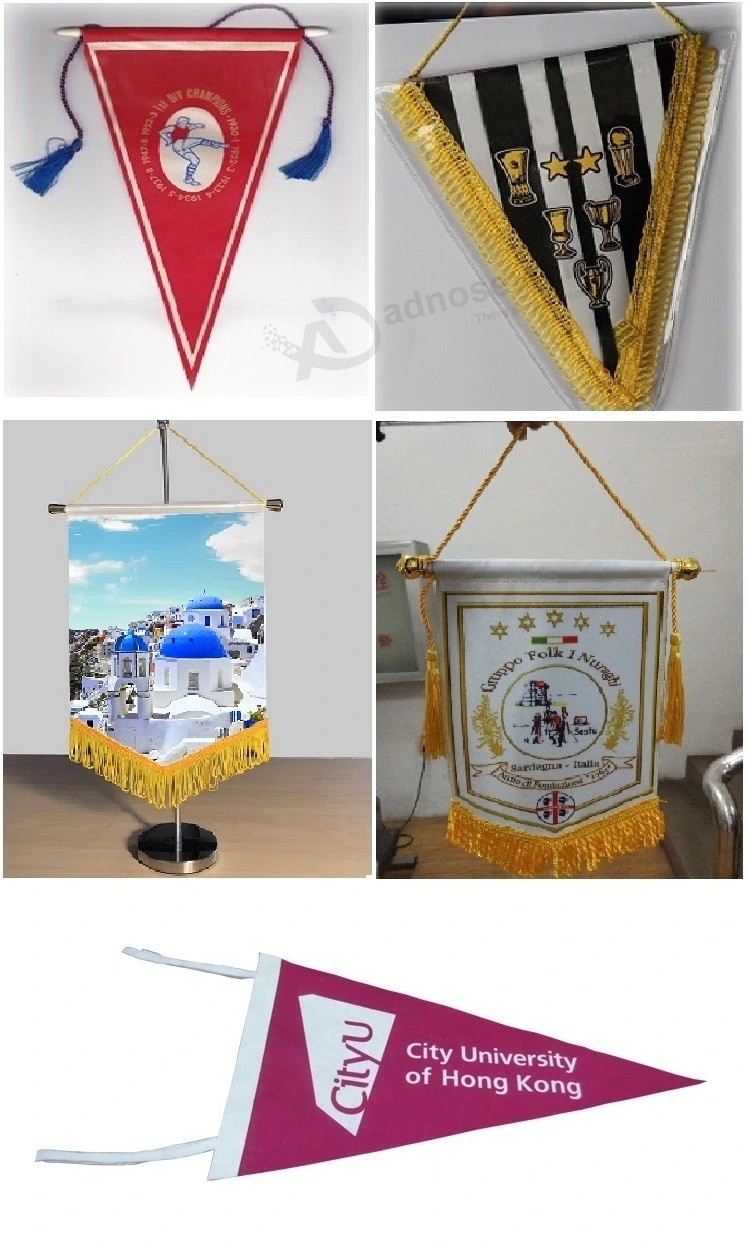 Factory Directly Supply Good Price Reasonable Price Double Sided Print Different Logo Mini Flag