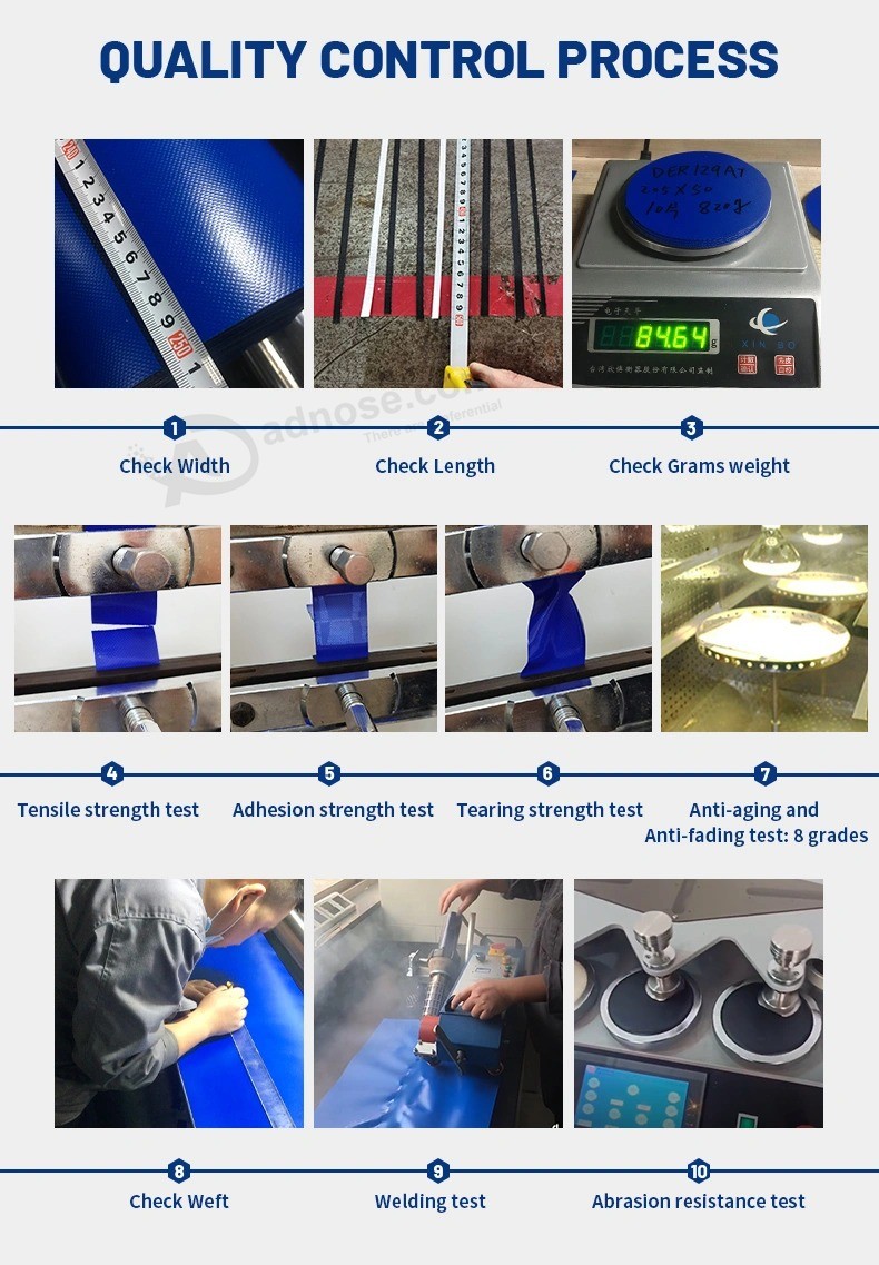 600g PVC Waterproof Tarpaulin for Dry Bag Customized Logo Outdoor Bags