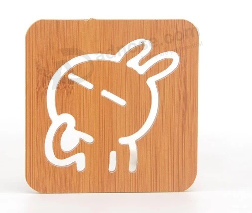 Natural color Wood coaster Placemat for Drinks