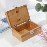 Bamboo Antique Old Jewelry Storage Box Trinket Box Shooting Furnishings Props Handmade Crafts