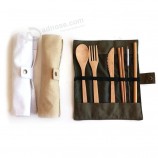 a Set of Bamboo Dinnerware 100% Natural FDA Approval with Customs Packages