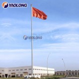 30m 40m 60m Stainless Steel Huge Flagpole for Factory Decoration