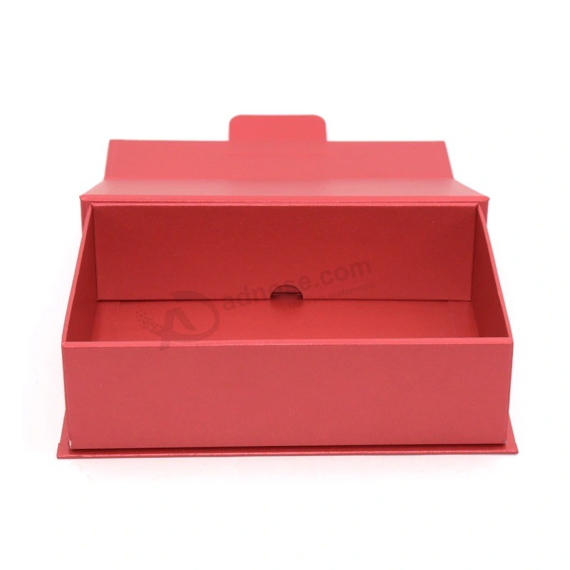 Custom Printing Golden Foil Logo Gift Jewelry Cosmetic Wine Cardboard Carton Packaging Folding Paper Box with Tongue