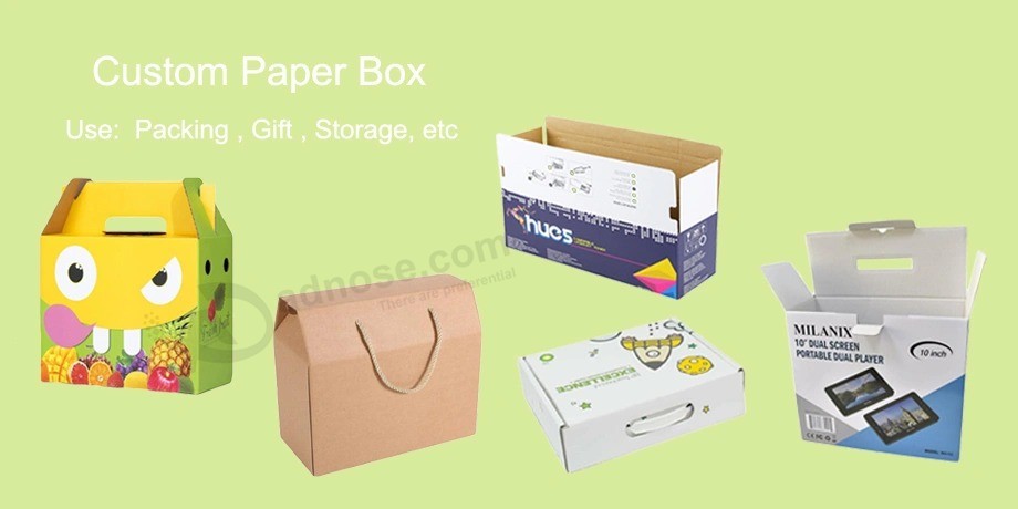 Custom Box New Arrival Carton Box Wholesale Paper Box Recycle Packing Box Storage Boxes Corrugated Box for Shoes /Electoric Product /Foods