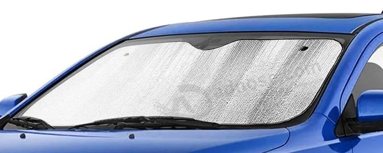 2PCS Adjustable Car SUV Window Anti-UV Car Sunshade Logo