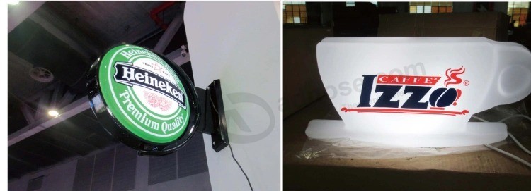 Outdoor Waterproof Vacuuming Forming Light Box Customized Printing Logo Beer Light Box