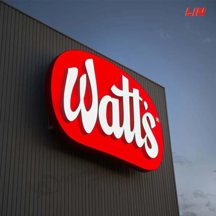 Vacuum Formed Double Sides Wall Mounted Silkscreen Logo Outdoor Advertising LED Backlit Light Box