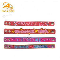Customized Promotional Items Wholesale Watch Band Colorful Rubber Wristbands with Fashion Logo Silicone Wristband