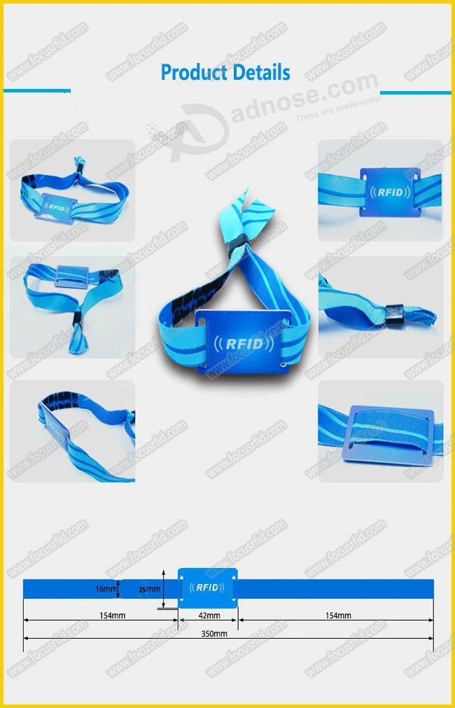 Customized Logo Printed Paper Wristband for Concert Ticket