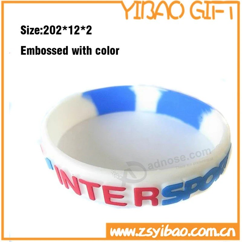 Cheap Custom Printing Logo Silicon Wristband with Cstomized Logo
