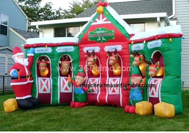 Christmas Decoration Customized Inflatable Castle Inflatable Customized Product
