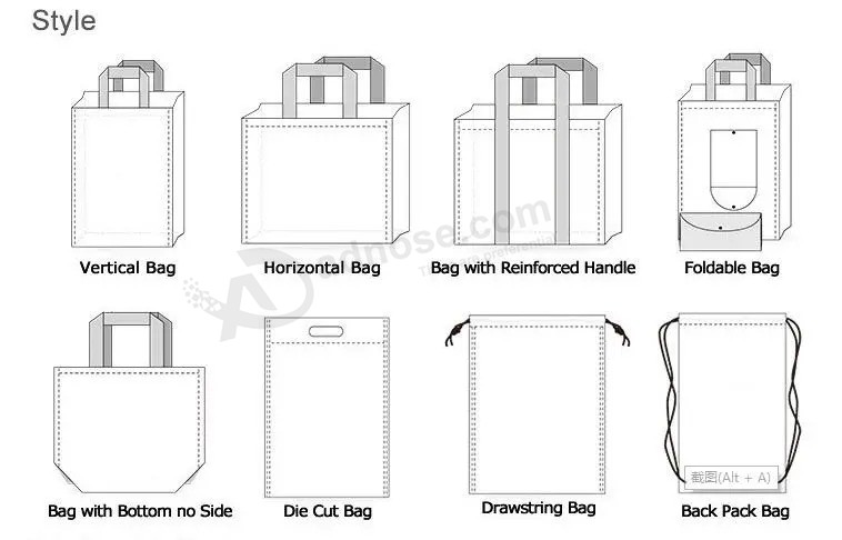 Custom Logo Design Non Woven Shopping Bag Reusable Tote Bag