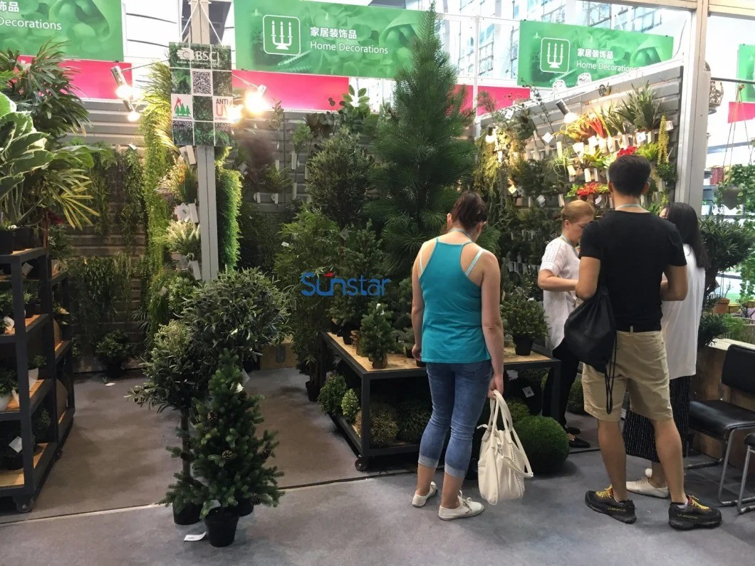 Artificial Christmas Tree Without Light Plastic Fir PVC Tree Plant for Holiday Decoration (49386)