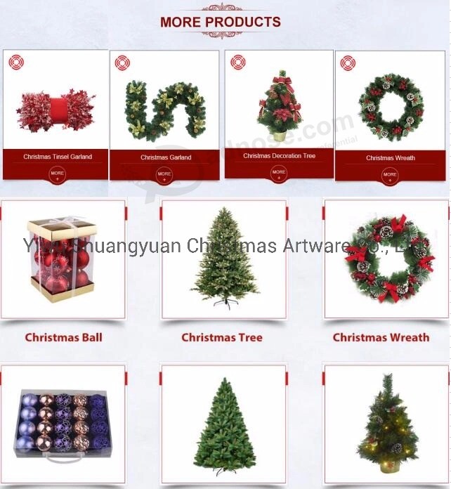 PE&PVC Mixed Christmas Tree with Decoration Home Decoration