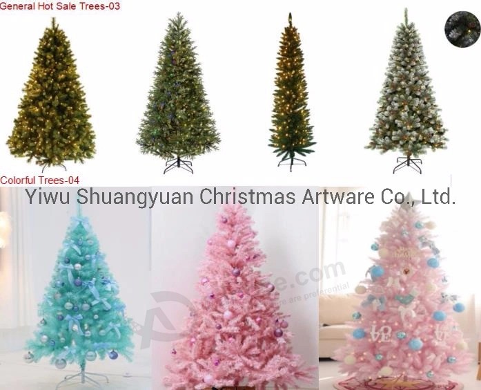 PE&PVC Mixed Christmas Tree with Decoration Home Decoration