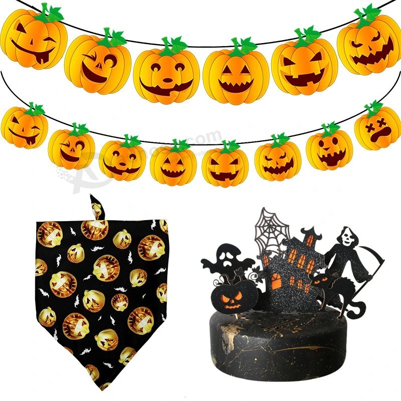 Amazon Halloween Hanging Banner Garland Pets Decorations Creative Kids Gifts