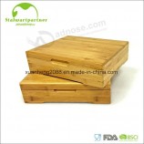 Customized Laser Engrave Logo Bamboo Wooden Gift Box