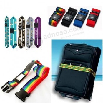 Promotional Travel Luggage Strap with Customer Logo Printing