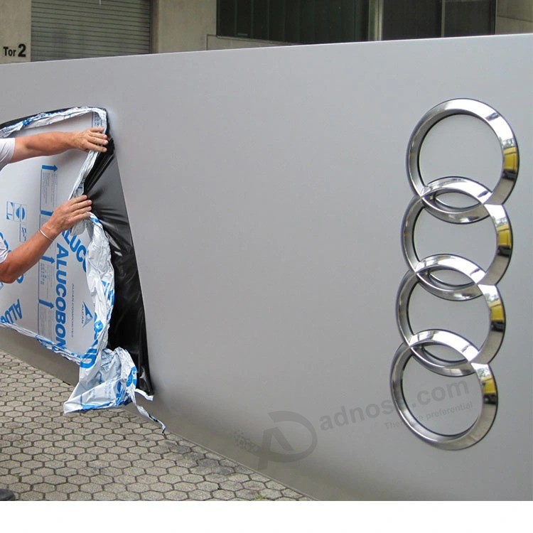 Auto Signage Round Car Logo Vacuum Illuminated Car Signage LED Signage Acrylic Sign Board