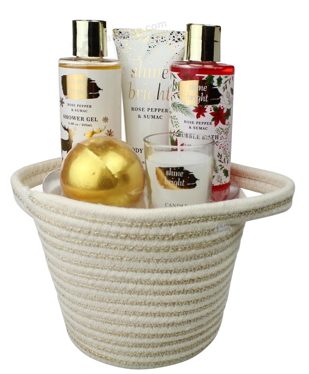 Custom Body Care Wash SPA Christmas Bath Box Gift Sets with Sock