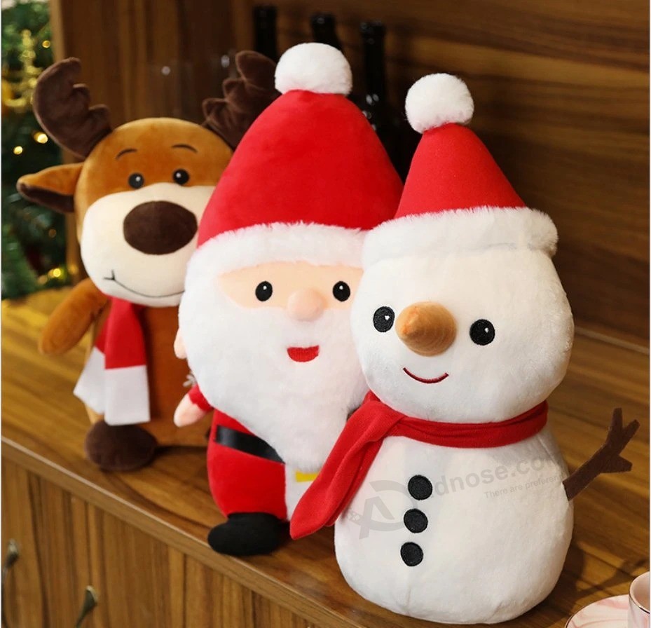Festival Christmas New Decorations Plush Tied Beard Toy Doll Creative Forest Old Man Toys No Face Christmas Santa Claus