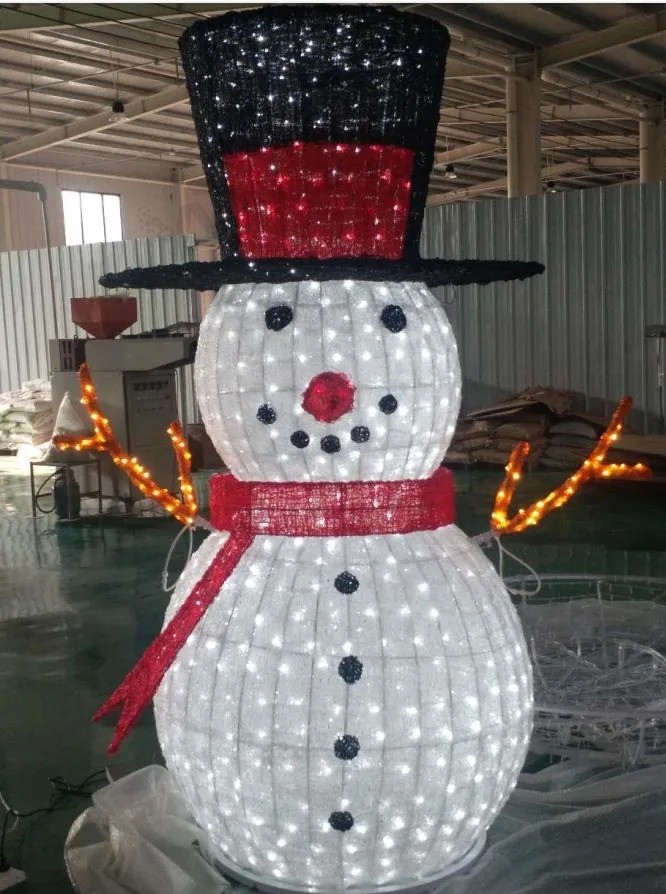 Christmas Light Holiday Decoration Outdoor Decoration LED Motif Light Snowman
