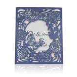 50 Pieces Laser Cut Lace Pattern Cards for Dinner Invitation