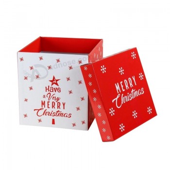 Wholesale Custom Factory Price Foldable Festival Christmas Packaging Corrugated Gift Paper Shipping Box
