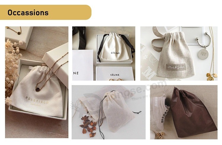 Wj-Drawstring Bag 002 Non-Woven Drawstring Bag Christmas Drawstring Gift Bag 25X35cm