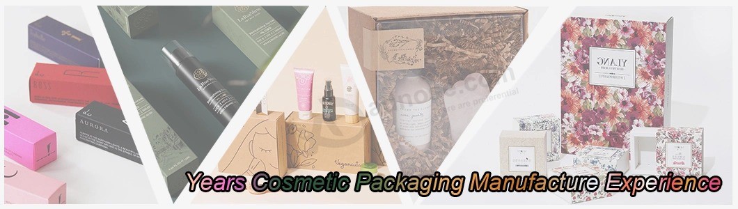 Biodegradeable Kraft Paperboard Packaging Box Beaty Make up