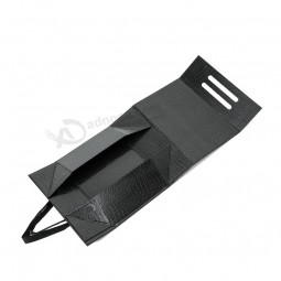 Custom Printing Ribbon Handle Magnetic Closure Flat Pack Clothing/Shoe Packaging Paper Cardboard Gift Boxes