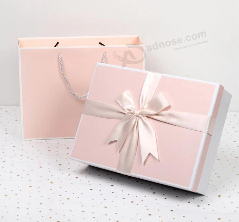 Luxury Design Custom Printing Paper Cardboard Baby Blanket Clothes Gift Packaging Decorative Suitcase Box