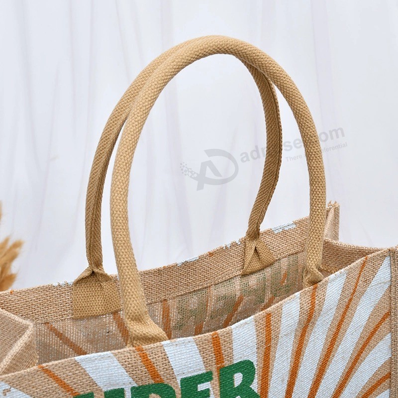 Cheap Wholesale Personalized Promotional, Jute Bag Shopping Tote Bag