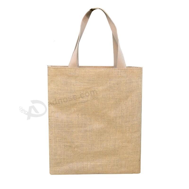 Wholesale Market Sublimation Print Jute Shopper Bag