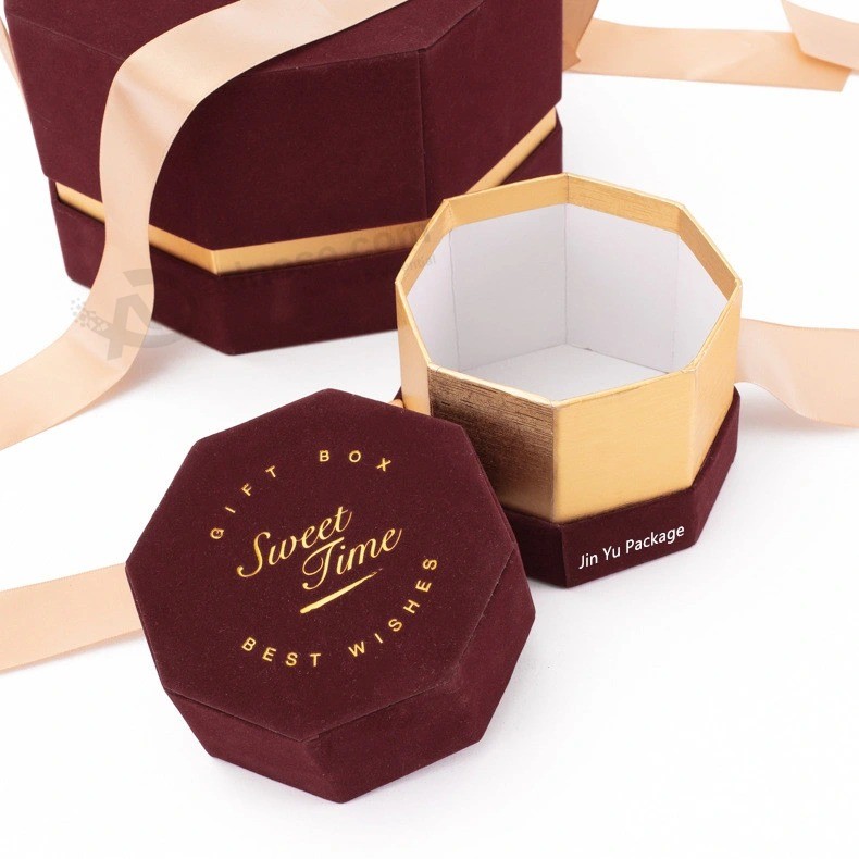 Custom Octagon Cardboard Gift Cosmetic Packaging Box Boxes Factory
